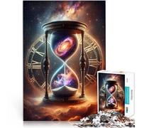 Puzzle 1000 pièces pour Adolescents Sablier du Cosmos Réduction du Stress intéressante Car C'est Un pour Toute la Famille 38x26cm