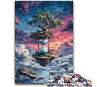 Puzzle 1000 pièces pour Adolescents Sablier mystérieux pour Les 14 Ans et Plus Jeu Impossible Cadeau d'anniversaire de Noël 26x38cm