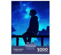 Puzzle 1000 Pièces pour Adolescents Sad Boy Puzzle pour Adultes Jeu Manuel Difficile Excellent Cadeau Anti-Stress 52x38cm/1000pcs