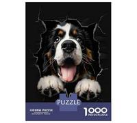 Puzzle 1000 Pièces pour Adolescents Saint Bernard Puzzles pour Adolescents, Casse-tête, Jeu D'assemblage De Motifs, Cadeau d'anniversaire Unique 52x38cm/1000pcs