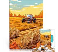 Puzzle 1000 pièces pour Adolescents Saison des récoltes Jouets éducatifs d'apprentissage Jeu éducatif pour Anniversaire, Noël 38x26cm