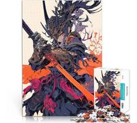 Puzzle 1000 pièces pour Adolescents Samouraï Aidez Le Cerveau à exercer des Jouets addictifs pour cultiver la Patience Super Cadeau 52x38cm