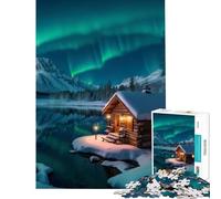 Puzzle 1000 pièces pour Adolescents Sanctuaire Silencieux Jeu éducatif Stimulant et Casse-tête idéal pour Un Cadeau de Père Noël Secret (38x26cm)