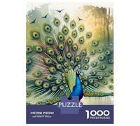 Puzzle 1000 Pièces pour Adolescents Sapphire Raven Stonimal Puzzle Adulte Jeux Relaxants Décoration Intérieure Cadeaux d'anniversaire Et Cadeaux Uniques 38x26cm/1000pcs