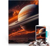 Puzzle 1000 pièces pour Adolescents Saturne dans l'espace Entraînez Votre Cerveau et Vos Mains Idées Cadeaux 52x38cm