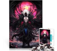 Puzzle 1000 pièces pour Adolescents Seigneur Samouraï Noir Jouet éducatif intellectuel décompressant Œuvre d'art 75x50cm