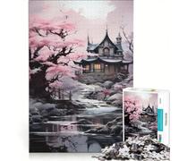 Puzzle 1000 pièces pour Adolescents séjour Magique dans Un château Jeu Impossible défi Difficile Cadeau pour Les Amis et la Famille 50x75cm