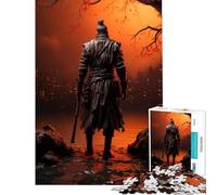 Puzzle 1000 pièces pour Adolescents Sekiro Jeu éducatif de samouraï Japonais Cadeau intellectuel pour Anniversaires Apprentissage et développement (Dimensions 75x50cm)
