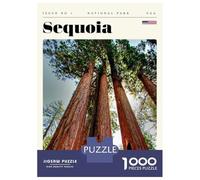 Puzzle 1000 Pièces pour Adolescents Sequoia National Park Travel Art Casse-têtes pour Adolescents Analyse Et Logique Entraînez Votre Cerveau Et Votre Dextérité Jeu De Défi Unique 52x38cm/1000pcs