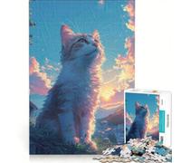 Puzzle 1000 pièces pour Adolescents Sérénade au Coucher du Soleil Jeu éducatif Interaction Parent-Enfant idéal comme Cadeau 50x75cm