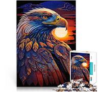 Puzzle 1000 pièces pour Adolescents Série Eagle Art Style 1 Jeux éducatifs Décoration d'intérieur Une œuvre d'art 52x38cm