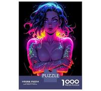 Puzzle 1000 Pièces pour Adolescents Sexy Boobs Girl Puzzles pour Adultes, Jeu De Réflexion, Assemblage De Motifs, Cadeaux d'anniversaire Et Cadeaux Uniques 38x26cm/1000pcs