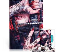 Puzzle 1000 pièces pour Adolescents Shinobi Anime Geisha Jouet éducatif intellectuel décompressant Cadeau Amusant 38x26cm