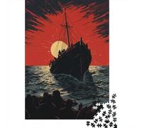 Puzzle 1000 Pièces pour Adolescents Shipwrecked Survivors A Harrowing Journey Casse-têtes pour Adolescents Analyse Et Logique Entraînez Votre Cerveau Et Votre Dextérité Jeu De Défi Unique 70x50cm/100