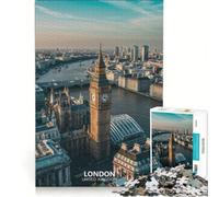 Puzzle 1000 pièces pour Adolescents Skyline de Londres avec Big Ben Jeu éducatif activités Amusantes à la Maison renforce Les Liens Entre Couples 38x26cm