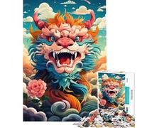 Puzzle 1000 pièces pour Adolescents Skyward Roar Un défi à relever pour s'amuser en Famille Un Jouet Anti-Stress pour Les 14 Ans et Plus (50x75cm)