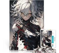 Puzzle 1000 pièces pour Adolescents Soldat Robot Anime Girl Jouets de Jeu pour Cadeau Familial Idées Cadeaux 38x26cm