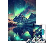Puzzle 1000 pièces pour Adolescents Sommets étoilés Un Puzzle idéal pour Les Adolescents pour améliorer Leurs Souvenirs et Leur liste de souhaits avec Le Père Noël Un Parfait pour Les Jeux vidéo