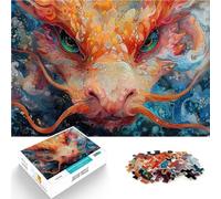 Puzzle 1000 pièces pour Adolescents Souffle du Dragon Entraînez Votre Cerveau et Vos Mains Améliorer la mémoire 75x50cm