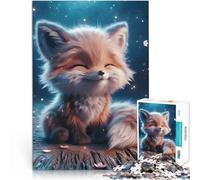 Puzzle 1000 pièces pour Adolescents Sourire de Renard béat Jouets de Divertissement Familial Super Cadeau 75x50cm