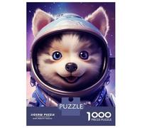 Puzzle 1000 Pièces pour Adolescents Space Baby Husky Puzzle pour Adultes, Jouet, Décoration Murale, Cadeaux pour Femmes, Anniversaire Et Cadeaux Uniques 52x38cm/1000pcs