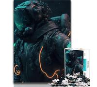 Puzzle 1000 pièces pour Adolescents Space is Wild Cat Galaxies Puzzles, Jeu Familial Anti-Stress, défi Difficile adapté aux Couples (Taille 38x26cm)