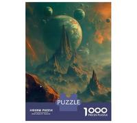 Puzzle 1000 Pièces pour Adolescents Space Oasis Puzzles pour Adultes, Jeu De Réflexion, Assemblage De Motifs, Cadeaux d'anniversaire Et Cadeaux Uniques 38x26cm/1000pcs