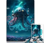 Puzzle 1000 pièces pour Adolescents Space Squids 1000 pièces pour Adultes, Anti-Stress, défi Difficile, Cadeaux du Père Noël Secret (Taille 75x50cm)