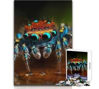 Puzzle 1000 pièces pour Adolescents Spider-Man - Araignée V - Apaisant et Relaxant - Assemblage sans Couture - Haute précision - Dimensions:38x52cm