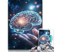 Puzzle 1000 pièces pour Adolescents Storm Brain, avec Affiche et fiche de Questions-réponses, pour Les Plus de 14 Ans (Taille 75x50cm)