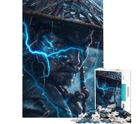 Puzzle 1000 pièces pour Adolescents Storm Spirit Hero Jeu intellectuel Stimulant l'analyse et la logique Cadeau d'anniversaire (Taille 75x50cm)