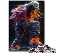 Puzzle 1000 pièces pour Adolescents, Street Dance Girl, Jouet éducatif, idéal comme Cadeau pour Toute la Famille, 26x38cm