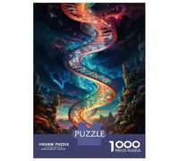 Puzzle 1000 Pièces pour Adolescents Stunning DNA Art Print Puzzle pour Adultes, Jouet, Décoration Murale, Cadeaux pour Femmes, Anniversaire Et Cadeaux Uniques 38x26cm/1000pcs