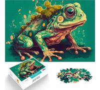 Puzzle 1000 pièces pour Adolescents Style de Dessin animé de Grenouille Renard Jeu Stimulant Idées Cadeaux 38x26cm