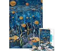 Puzzle 1000 pièces pour Adolescents Style Gustave sur Le thème de l'océan Jeu de Puzzle Relaxant pour Adolescents axé sur l'analyse et la logique Cadeau d'anniversaire Original (50x75cm)
