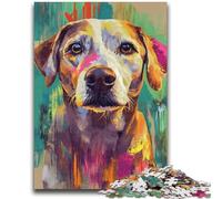Puzzle 1000 pièces pour Adolescents, Style Labrador Basquiat, 1000 pièces pour Adultes, activité Amusante pour la Maison, Jouets pour Les Jours de Pluie, Cadeaux d'anniversaire (50x75cm)