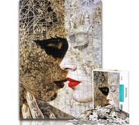 Puzzle 1000 pièces pour Adolescents, Style Mexicain, Motif tête de Mort, pour Adultes, Jeu Stimulant, idéal comme Cadeau pour Toute la Famille, 26x38cm