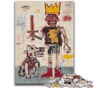 Puzzle 1000 pièces pour Adolescents, Style Robot Basquiat, Jeu Familial Anti-Stress, défi Difficile, adapté aux Couples (50x75cm)
