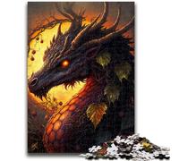 Puzzle 1000 pièces pour Adolescents Sun Dragon Staycation Kill Time avec pièces entièrement emboîtables de Formes aléatoires 50x75cm