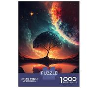 Puzzle 1000 Pièces pour Adolescents Sunset Fantasy Puzzle Adulte - Jeu De Construction - Difficile - Cadeau Unique pour Anniversaire Et Noël 52x38cm/1000pcs