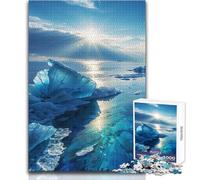 Puzzle 1000 pièces pour Adolescents - sur Le thème du lac Baïkal - Doux et apaisant - Loisirs et Divertissement - Assemblage sans Couture - Haute précision - Dimensions:38x52cm