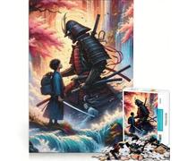 Puzzle 1000 pièces pour Adolescents « sur Les Traces de Mon père », Jeu Impossible, activités familiales, pour Toute la Famille 50x75cm