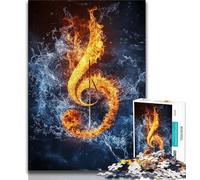 Puzzle 1000 pièces pour Adolescents Symboles Anglais Fantaisie Cadeau d'anniversaire décoration Murale pour Adolescents de 14 Ans et Plus 26x38cm