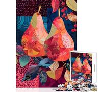 Puzzle 1000 pièces pour Adolescents Techniques Mixtes poires Jeux Amusants Assemblage de Motifs Jouet Anti-Stress Chaque pièce est Unique (38x26cm)