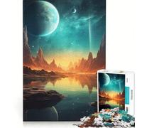 Puzzle 1000 pièces pour Adolescents Téléportons-Nous Ici Jeu de réflexion découpe de précision Cadeau Original pour Un Anniversaire ou Noël 38x26cm