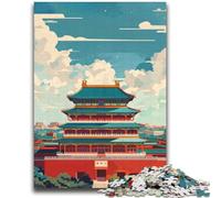 Puzzle 1000 pièces pour Adolescents Temple Interdit, Jeu éducatif, défi, Jouet, à Offrir en Cadeau à Toute la Famille (Taille 38x52cm)