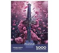 Puzzle 1000 Pièces pour Adolescents The Broken Katana Puzzle pour Adultes Jeu Manuel Difficile Excellent Cadeau Anti-Stress 70x50cm/1000pcs