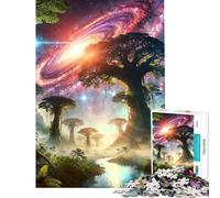 Puzzle 1000 pièces pour Adolescents The Starborn Grove Puzzle à Monter soi-même Décoration Murale Cadeau Unique pour Anniversaire et Noël (Dimensions 38x26cm)