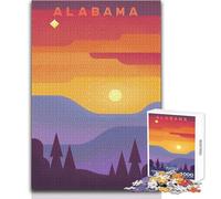 Puzzle 1000 pièces pour Adolescents,thème Alabama,Jeu Stimulant d'analyse et de logique, pour Un Père Noël Secret,Format 50x75cm