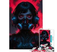 Puzzle 1000 pièces pour Adolescents Thème Anime Fille Assassin Défi intellectuel Jouet addictif et Relaxant Décoration Murale Idée Cadeau (Dimensions 38x52cm)